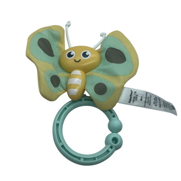 Fisher Price Butterfly Baby Infant Toy Soft Wings Ring 2018 Replacement Baby Dom - Picture 1 of 9